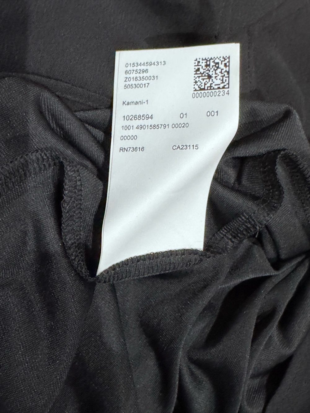 HUGO Hugo Boss Sz 12 Dress Kamani sleeveless midi asymmetrical Shift Black Goth - Picture 13 of 14